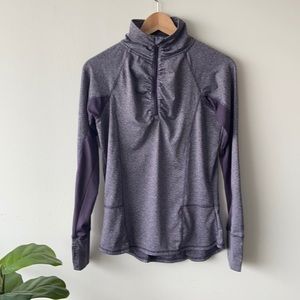 90 Degree By Reflex Quarter-zip Pullover Purple Lavender Running Workout Jacket